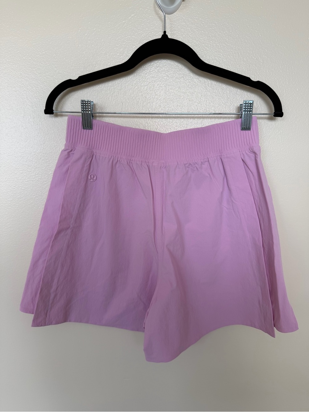 LULULEMON Stretch Woven Relaxed-Fit High-Rise Short 4" in Vitapink - Picture 5 of 6